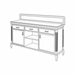 Forbes Industries Waiter's Station w/ Avonite Top, Wood Veneer (5989)-cityfoodequipment.com