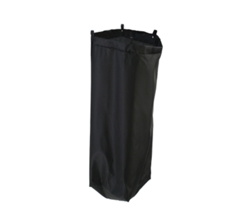 Forbes Industries Nylon Housekeeping Bag w/ (4) Loops & Snaps - 18"W x 8"D x 33"L, Black (51-NL-E)-cityfoodequipment.com