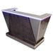 Forbes Industries Mobile Bar w/ (1) Sink, (2) Speed Rails, & (3) Glass Racks - 80 1/4"L x 33"W x 47 1/2"H (5783-6)-cityfoodequipment.com