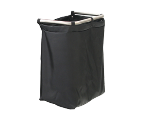 Forbes Industries Housekeeping Bag w/ (5) Loops & Snaps - 12"W x 18"D x 20"L, Nylon, Black (53-NL-E)-cityfoodequipment.com