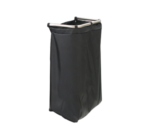 Forbes Industries Housekeeping Bag w/ (5) Loops & Snaps - 12"W x 18"D x 33"L, Nylon, Black (52-NL-E)-cityfoodequipment.com