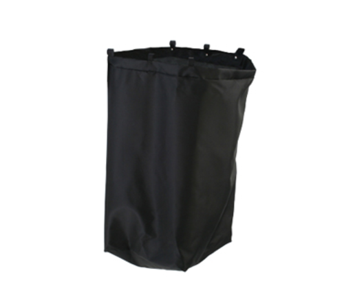 Forbes Industries Nylon Housekeeping Bag w/ (6) Loops & Snaps - 18"W x 16"D x 33"L, Black (50-NL-E)-cityfoodequipment.com
