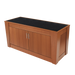 Forbes Industries 72" Mobile Induction Table w/ (2) Left & Right Cooking Units - Glass Cook Top, 120v (5203-6-C2)-cityfoodequipment.com