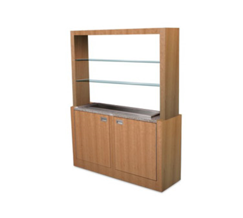 Forbes Industries 60" Wood Veneer Cabinet & Avonite Countertop - 18"D x 78"H (5808-AVONITE)-cityfoodequipment.com