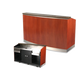 Forbes Industries 72" Portable Bar w/ Avonite & Stainless Countertops - 30"D x 47"H (5771-6)-cityfoodequipment.com