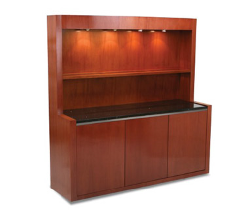 Forbes Industries 72" Portable Bar w/ Wood Veneer Cabinet & Avonite Countertop - 27"D x 78"H (5881)-cityfoodequipment.com