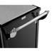 Forbes Industries Reeded Cart Handle - Chrome Plated (6004-PS)-cityfoodequipment.com