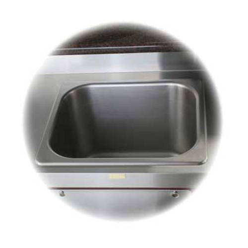 Forbes Industries Insulated Sink w/ Drain for Mobile Bar - Stainless Steel (6131)-cityfoodequipment.com