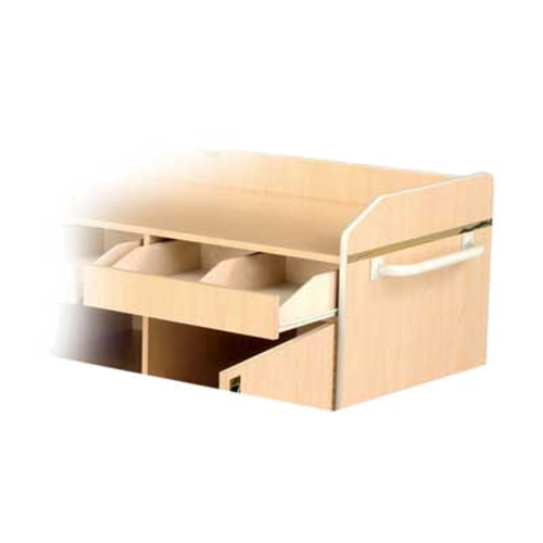 Forbes Industries Drawer w/ Dividers for High Pressure Laminate Carts (6245)-cityfoodequipment.com