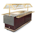 Forbes Industries Tray Slides for 5 ft Buffet Stations - Solid Brass (6315)-cityfoodequipment.com