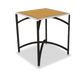 Forbes Industries 30" Square Collapsible Table w/ Corner Mount - Laminate Top & Black Steel Frame - 24"H (7032L-24)-cityfoodequipment.com