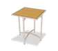 Forbes Industries 30" Square Collapsible Table w/ Laminate Top & Brushed Steel Frame - 42"H (7027L-42)-cityfoodequipment.com