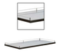 Forbes Industries 3 Sided Single Gallery Rails - Brushed Stainless Steel (6034)-cityfoodequipment.com