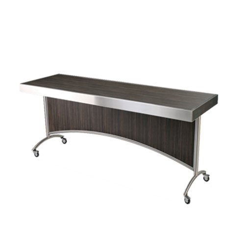 Forbes Industries Mobile Nesting Table w/ Laminate Top & Stainless Steel Frame - 98"L x 30"W x 36"H (7013-8)-cityfoodequipment.com