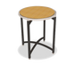 Forbes Industries 30" Round Collapsible Side Table w/ Laminate Top & Black Steel Frame, 42"H (7034L-42)-cityfoodequipment.com