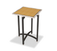Forbes Industries 24" Square Collapsible Side Table w/ Laminate Top & Black Steel Frame - 36"H (7022L-36)-cityfoodequipment.com