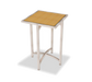 Forbes Industries 24" Square Collapsible Table w/ Laminate Top & Brushed Steel Frame - 42"H (7021L-42)-cityfoodequipment.com
