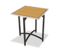 Forbes Industries 30" Square Collapsible Side Table w/ Laminate Top & Black Steel Frame - 30"H (7028L-30)-cityfoodequipment.com
