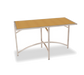Forbes Industries Rectangular Collapsible Table w/ Laminate Top & Brushed Steel Frame, 36"H (7039L-36)-cityfoodequipment.com