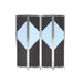 Forbes Industries Mobile Safety Shield Partition w/ Laminate/Acrylic Panels & Brushed Stainless Frame (7856)-cityfoodequipment.com