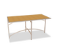 Forbes Industries Rectangular Collapsible Table w/ Laminate Top & Brushed Steel Frame, 24"H (7043L-24)-cityfoodequipment.com
