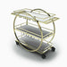 Forbes Industries 52" Portable Bar w/ Avonite Work Surface & Shelves - 24"D x 46"H (F35-5575)-cityfoodequipment.com