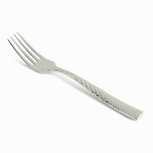 Fortessa 8" Table Fork with 18/10 Stainless Grade, Lucca Faceted Pattern (1.5.102.FC.002)-cityfoodequipment.com