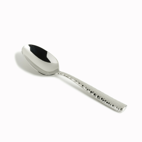 Fortessa 5 9/10" Teaspoon with 18/10 Stainless Grade, Lucca Faceted Pattern (1.5.102.FC.021)-cityfoodequipment.com