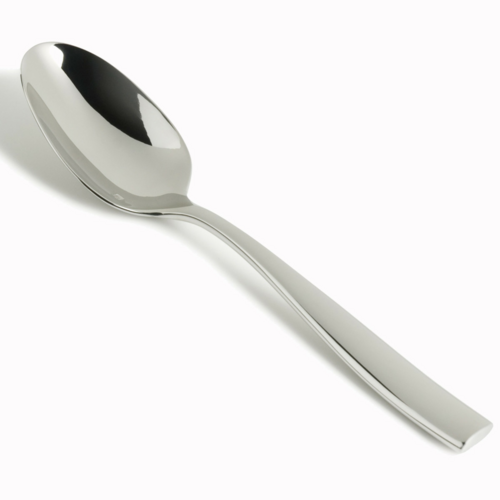 Fortessa 9 3/4" Serving Spoon with 18/10 Stainless Grade, Lucca Pattern (1.5.102.00.027)-cityfoodequipment.com
