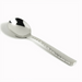 Fortessa 6 3/4" Bouillon Spoon with 18/10 Stainless Grade, Lucca Faceted Pattern (1.5.102.FC.003)-cityfoodequipment.com