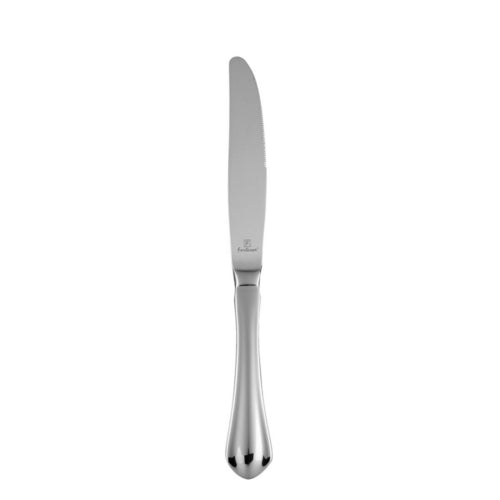 Fortessa 9 3/10" Table Knife with 18/10 Stainless Grade, Forge Pattern (1.5.109.00.005)-cityfoodequipment.com