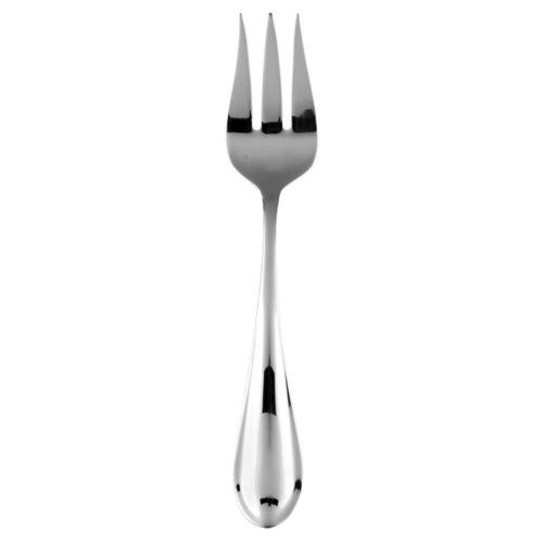 Fortessa 10" Serving Fork with 18/10 Stainless Grade, Forge Pattern (1.5.109.00.026)-cityfoodequipment.com
