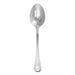 Fortessa 9 3/10" Slotted Serving Spoon with 18/10 Stainless Grade, Filet Pattern (1.5.143.00.028)-cityfoodequipment.com