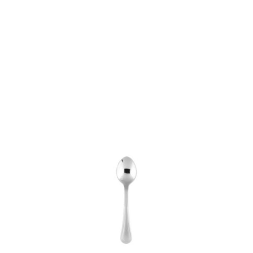 Fortessa 4 1/4" Demitasse Spoon with 18/10 Stainless Grade, Filet Pattern (1.5.143.00.022)-cityfoodequipment.com