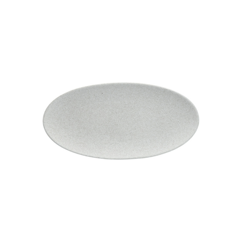 Fortessa 9 x 4 1/2" Oval Paleo Fish Platter - China, Ash (3300.728GY)-cityfoodequipment.com
