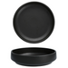 Fortessa 15 1/2" Round Perissa Large Bowl - China, Black (3100.BLK.05)-cityfoodequipment.com