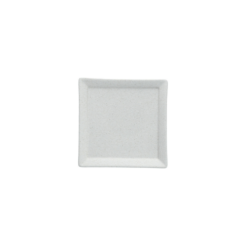 Fortessa 5 1/4" Square Paleo Dinner Plate - China, Ash (3300.13GY)-cityfoodequipment.com