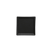 Fortessa 5 1/4" Square Paleo Dinner Plate - China, Flint (3300.13BK)-cityfoodequipment.com