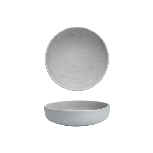 Fortessa 40 oz Round Paleo Bowl - China, Ash (3300.52514GY)-cityfoodequipment.com