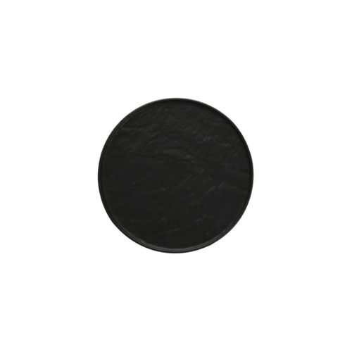 Fortessa 8 3/5" Round Paleo Dinner Plate - China, Flint (3300.70172BK)-cityfoodequipment.com