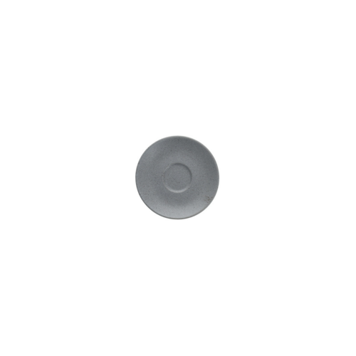 Fortessa 4 1/2" Round Sound Espresso Saucer - China, Cement (6500.SND.4627)-cityfoodequipment.com