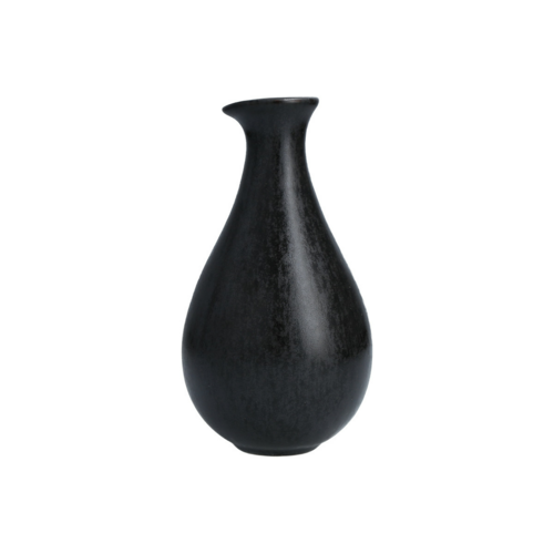 Fortessa 15 oz Sound Sake Bottle - China, Midnight (6400.SND.6103)-cityfoodequipment.com