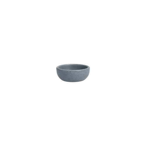 Fortessa 2" Sound Sauce Dish - China, Cement (6500.SND.1154)-cityfoodequipment.com