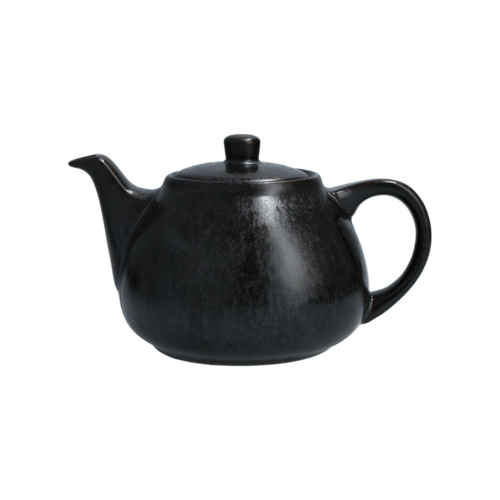 Fortessa 29 oz Sound Teapot w/ Lid - China, Midnight (6400.SND.1153)-cityfoodequipment.com