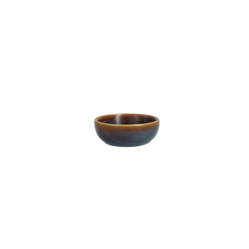 Fortessa 2 1/2" Sound Sauce Dish - China, Oxide (6600.SND.1154)-cityfoodequipment.com