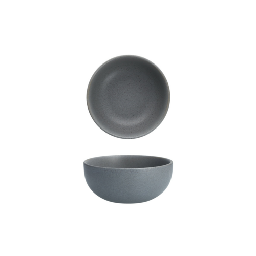 Fortessa 24 oz Round Sound Cereal Bowl - China, Cement (6500.SND.1378)-cityfoodequipment.com