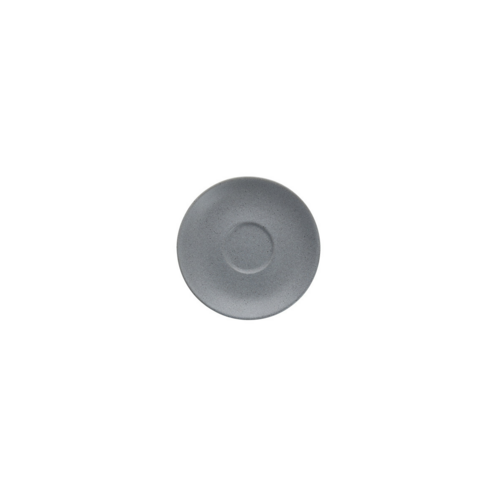 Fortessa 5 1/2" Round Sound Coffee Cup Saucer - China, Cement (6500.SND.4615)-cityfoodequipment.com