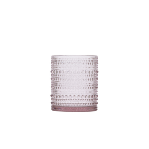 Fortessa 10 oz Jupiter Double Old Fashioned Glass, Pink (DV.JUPITERPK.04)-cityfoodequipment.com