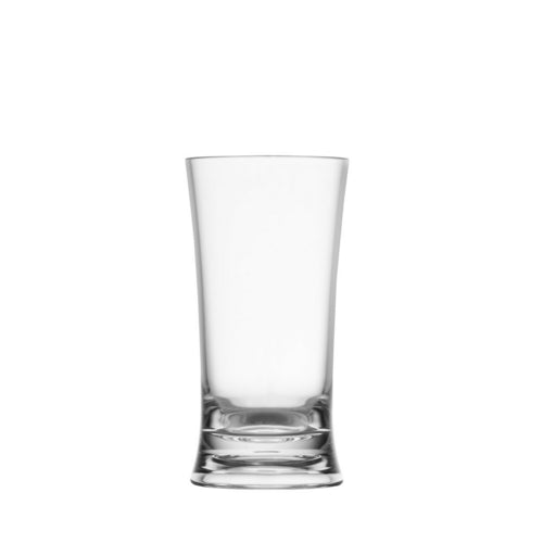 Fortessa 17 oz Outside Short Beer Pint Glass, Plastic, Clear (DV.PS.AAV203CL)-cityfoodequipment.com