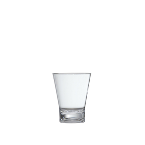 Fortessa 15 oz Outside Double Old Fashioned Glass, Plastic, Clear (DV.PS.1117)-cityfoodequipment.com